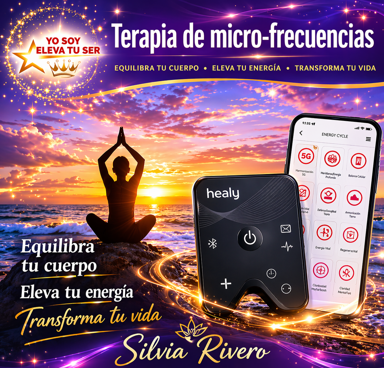 Envío de Frecuencias con el Dispositivo Healy